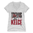 Travis Kelce Women's V-Neck T-Shirt | 500 LEVEL
