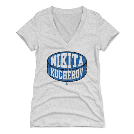 Nikita Kucherov Women's V-Neck T-Shirt | 500 LEVEL