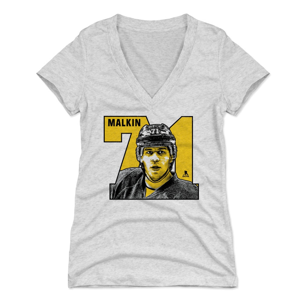 Evgeni Malkin Women's V-Neck T-Shirt | 500 LEVEL
