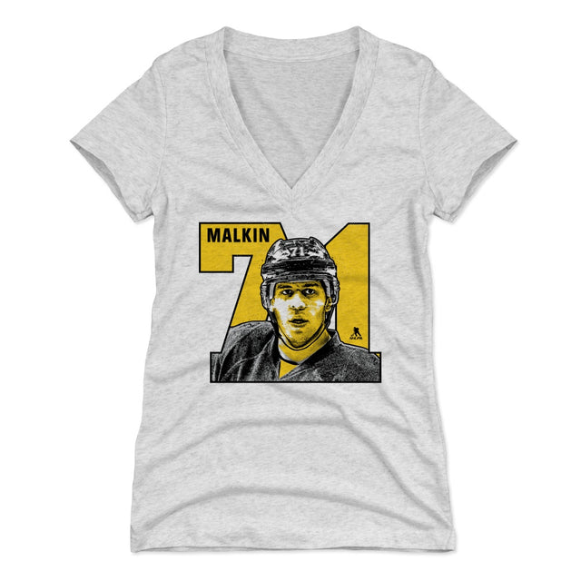 Evgeni Malkin Women's V-Neck T-Shirt | 500 LEVEL