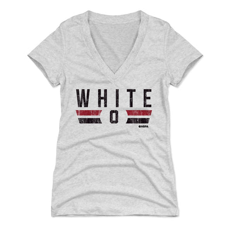 Coby White Women's V-Neck T-Shirt | 500 LEVEL
