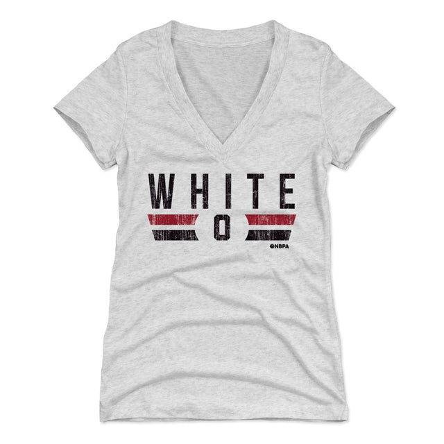 Coby White Women's V-Neck T-Shirt | 500 LEVEL
