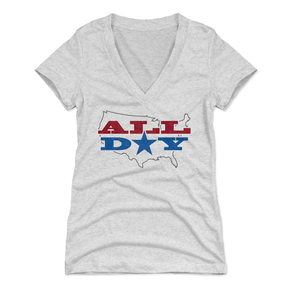 USA Women's V-Neck T-Shirt | 500 LEVEL