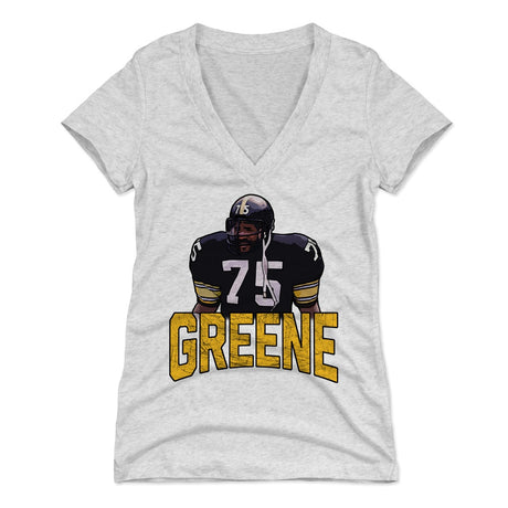 Mean Joe Greene Women's V-Neck T-Shirt | 500 LEVEL