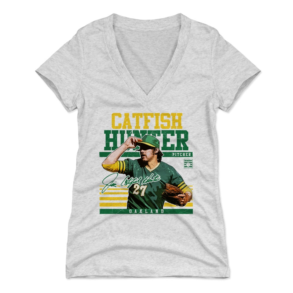 Catfish Hunter Women's V-Neck T-Shirt | 500 LEVEL