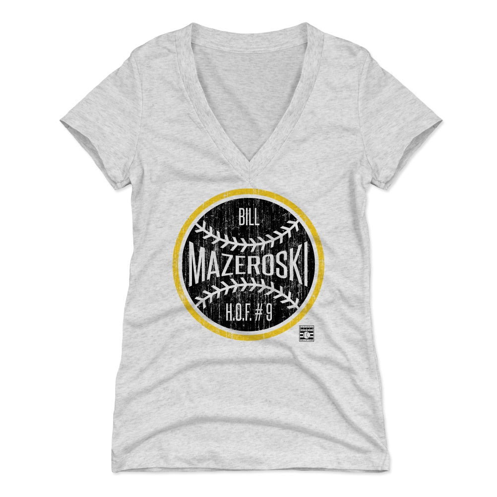 Bill Mazeroski Women&#39;s V-Neck T-Shirt | 500 LEVEL