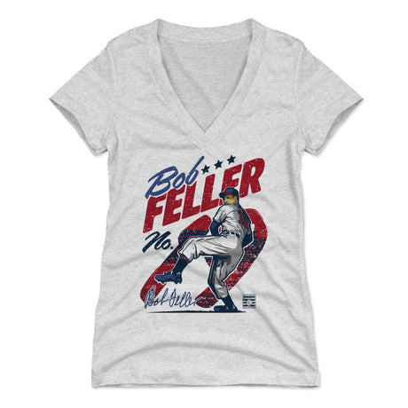 Bob Feller Women's V-Neck T-Shirt | 500 LEVEL