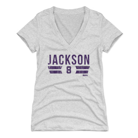 Lamar Jackson Women's V-Neck T-Shirt | 500 LEVEL