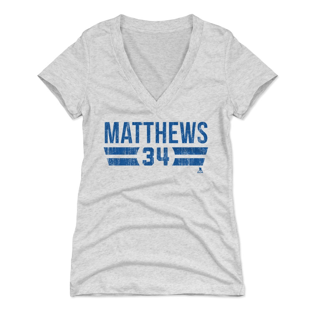 Auston Matthews Women's V-Neck T-Shirt | 500 LEVEL