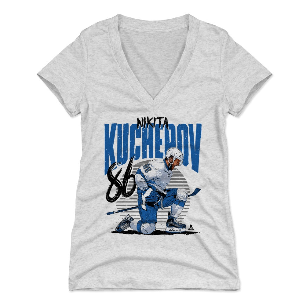 Nikita Kucherov Women's V-Neck T-Shirt | 500 LEVEL