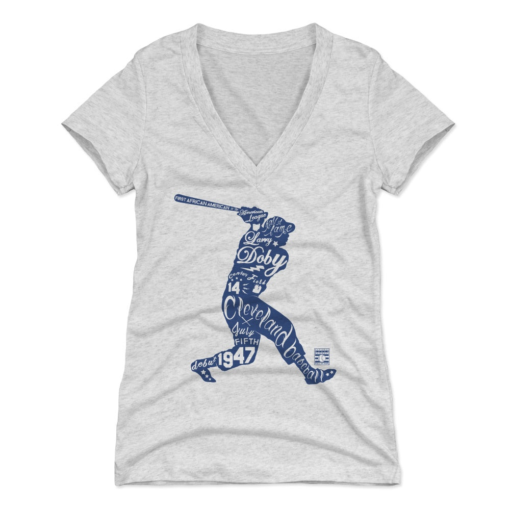 Larry Doby Women's V-Neck T-Shirt | 500 LEVEL