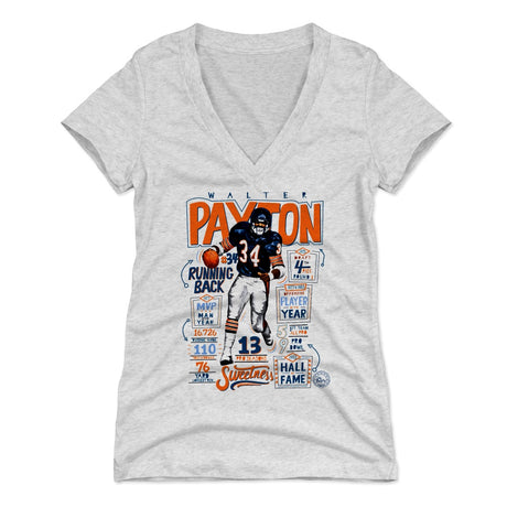 Walter Payton Women's V-Neck T-Shirt | 500 LEVEL