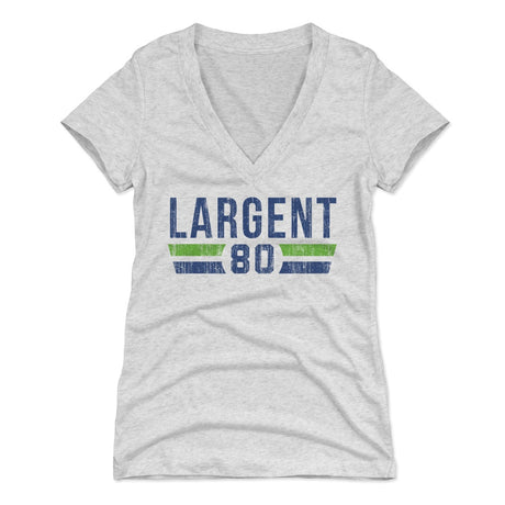 Steve Largent Women's V-Neck T-Shirt | 500 LEVEL