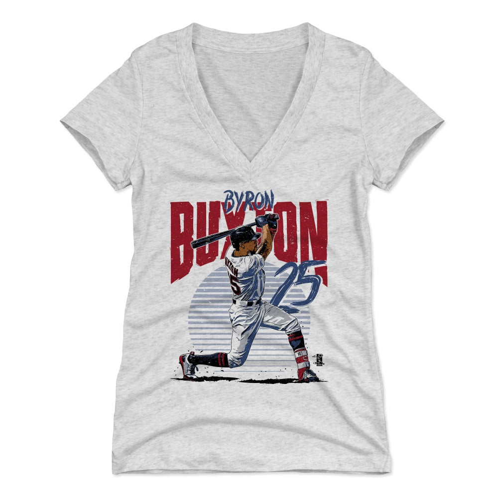 Byron Buxton Women's V-Neck T-Shirt | 500 LEVEL