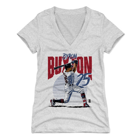 Byron Buxton Women's V-Neck T-Shirt | 500 LEVEL