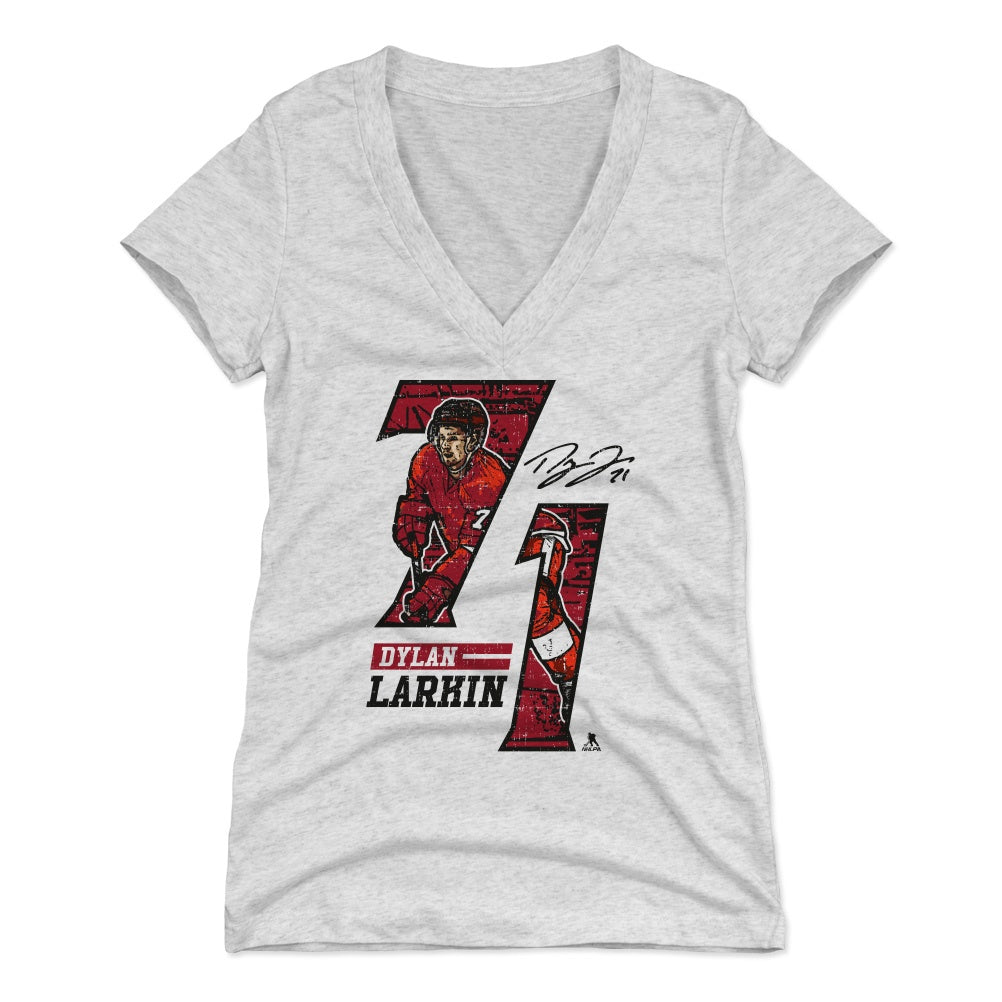Dylan Larkin Women's V-Neck T-Shirt | 500 LEVEL