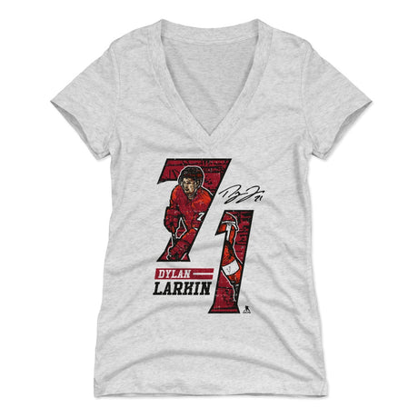 Dylan Larkin Women's V-Neck T-Shirt | 500 LEVEL