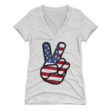 USA Women's V-Neck T-Shirt | 500 LEVEL