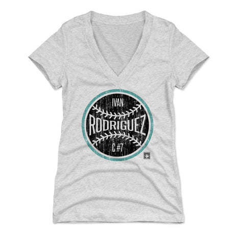 Ivan Rodriguez Women's V-Neck T-Shirt | 500 LEVEL