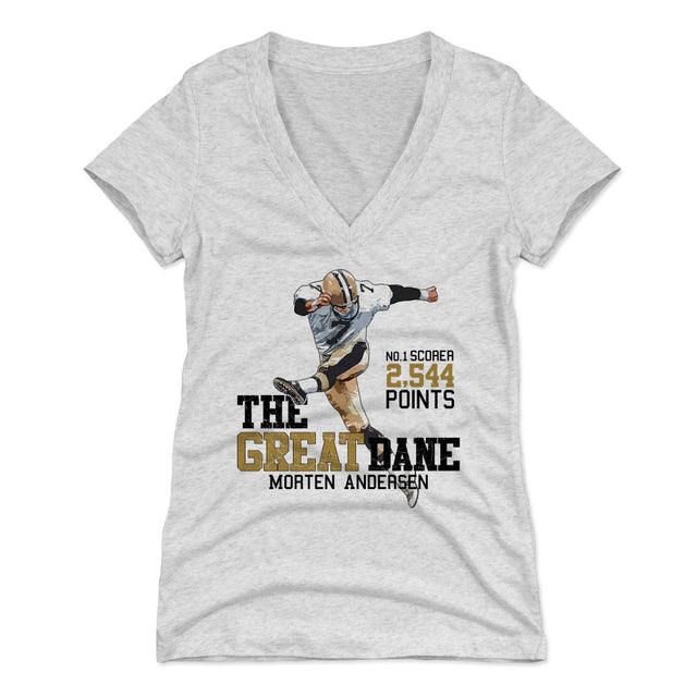 Morten Andersen Women's V-Neck T-Shirt | 500 LEVEL