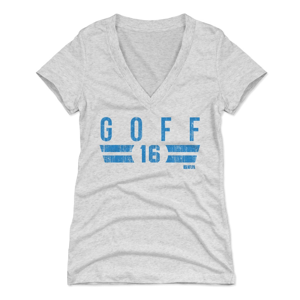 Jared Goff Women's V-Neck T-Shirt | 500 LEVEL