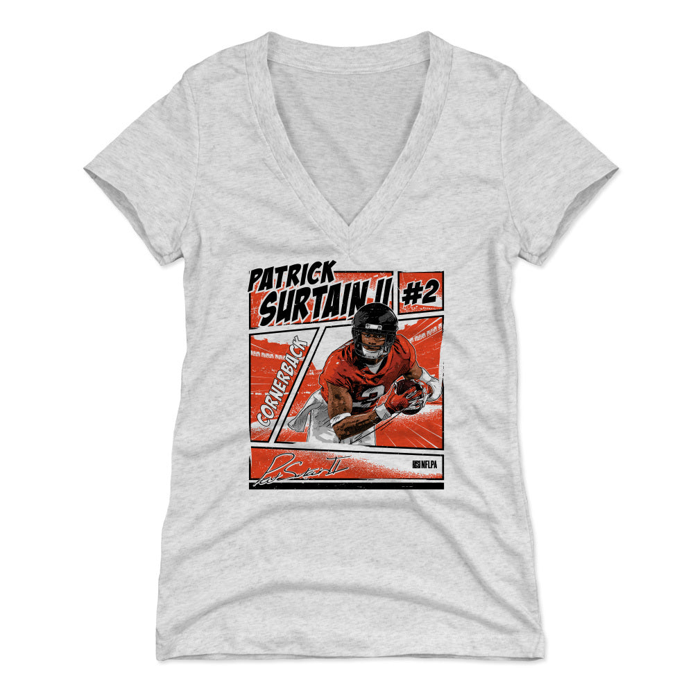 Patrick Surtain II Women's V-Neck T-Shirt | 500 LEVEL