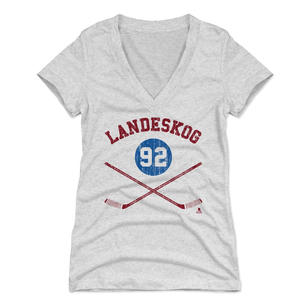 Gabriel Landeskog Women's V-Neck T-Shirt | 500 LEVEL