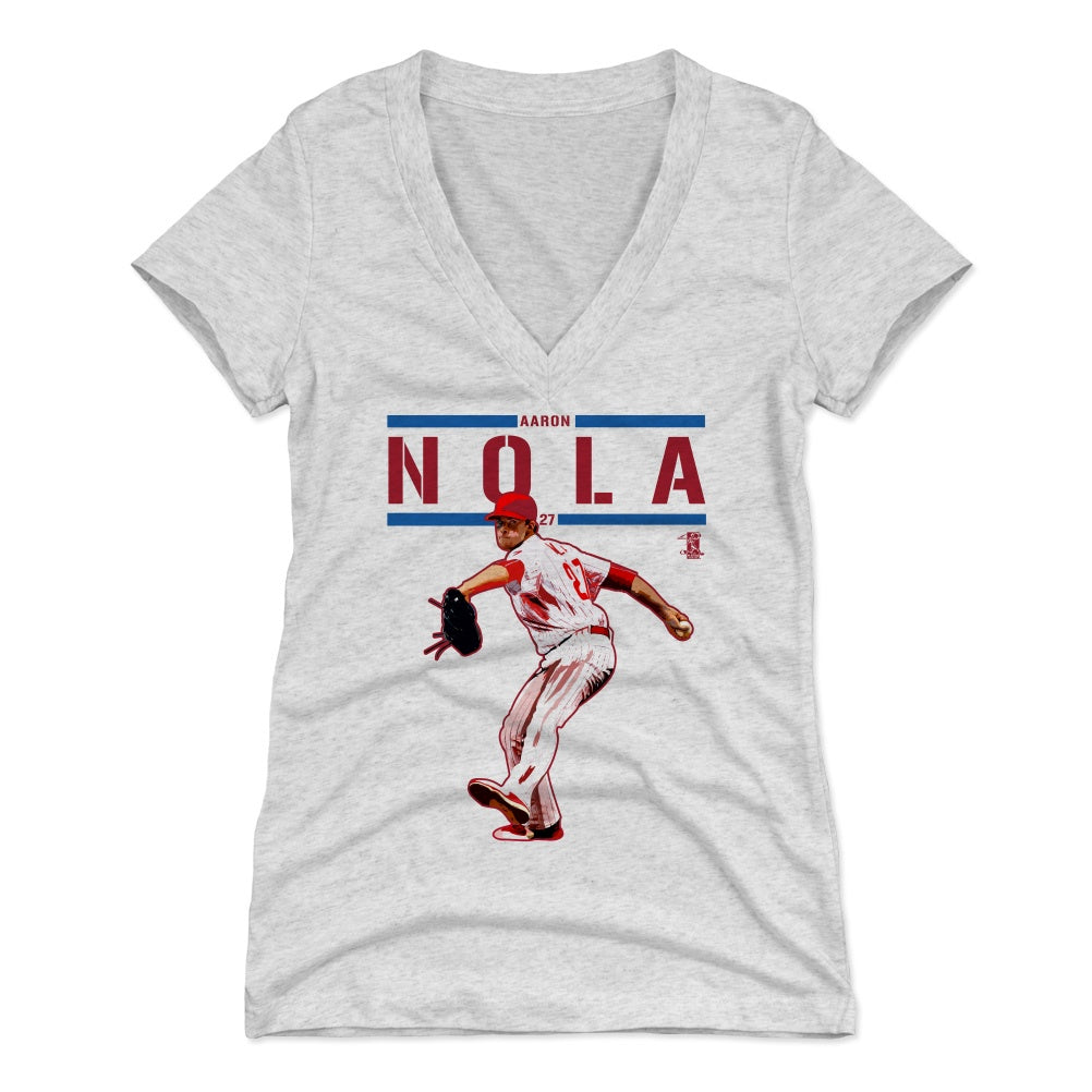 Aaron Nola Women's V-Neck T-Shirt | 500 LEVEL