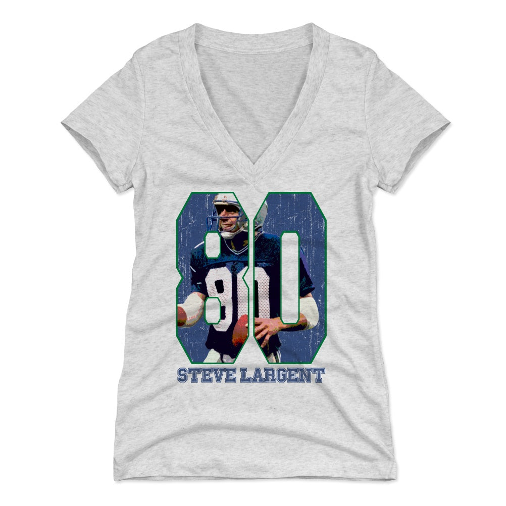 Steve Largent Women's V-Neck T-Shirt | 500 LEVEL