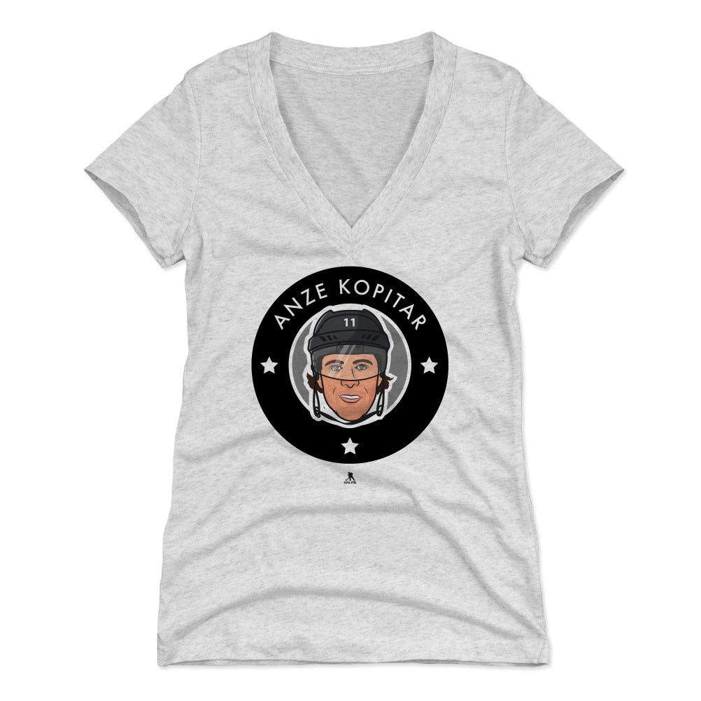 Anze Kopitar Women's V-Neck T-Shirt | 500 LEVEL