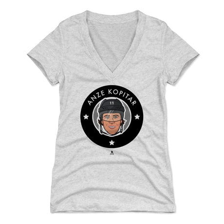 Anze Kopitar Women's V-Neck T-Shirt | 500 LEVEL
