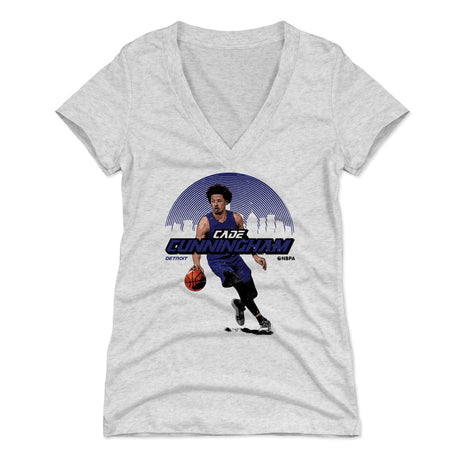 Cade Cunningham Women's V-Neck T-Shirt | 500 LEVEL