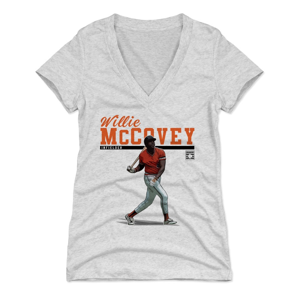 Willie McCovey Women's V-Neck T-Shirt | 500 LEVEL