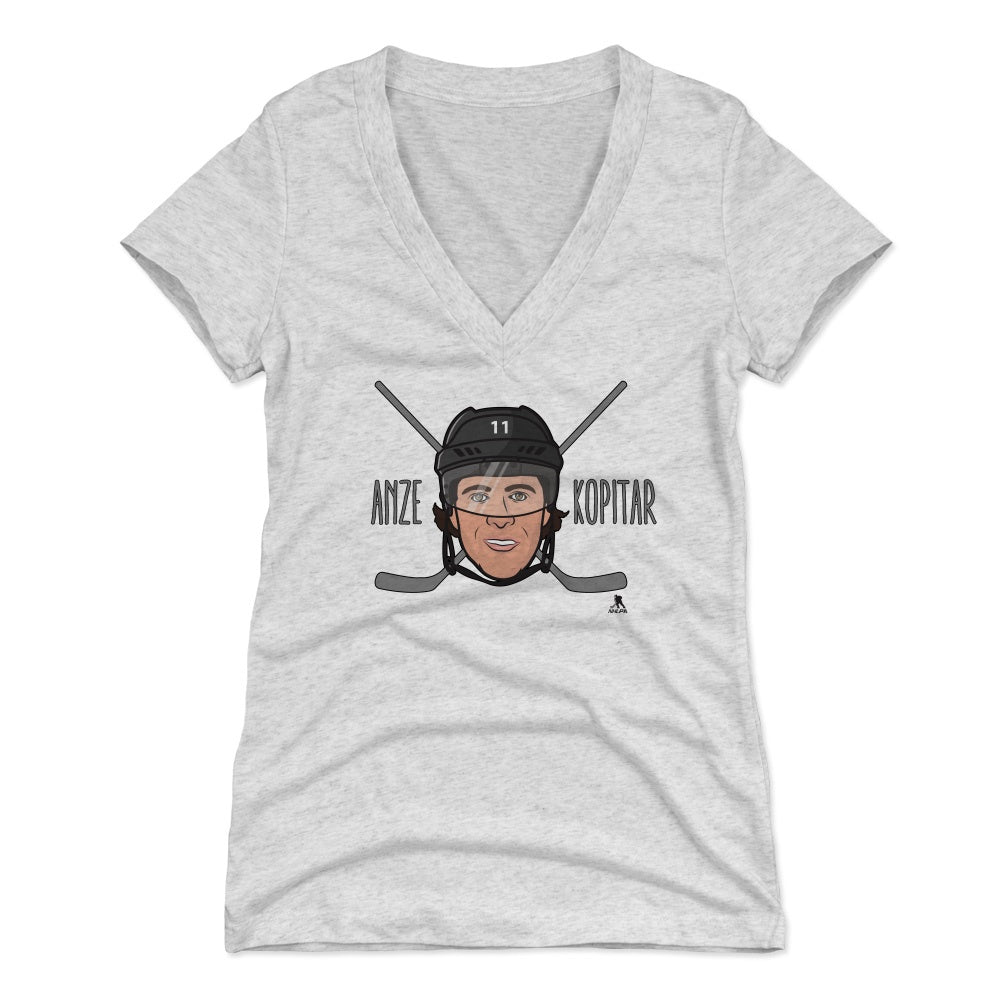 Anze Kopitar Women's V-Neck T-Shirt | 500 LEVEL