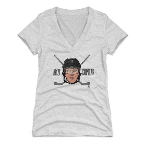 Anze Kopitar Women's V-Neck T-Shirt | 500 LEVEL