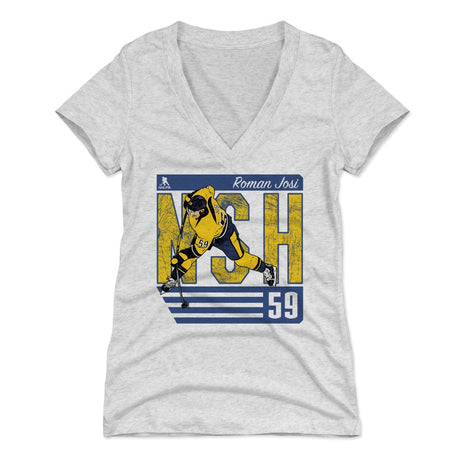 Roman Josi Women's V-Neck T-Shirt | 500 LEVEL