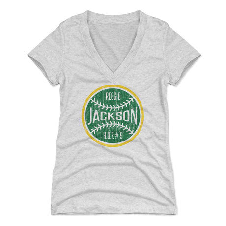 Reggie Jackson Women's V-Neck T-Shirt | 500 LEVEL