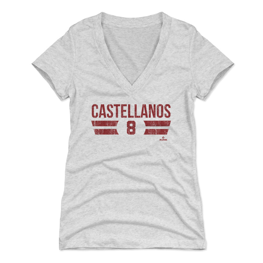 Nick Castellanos Women&#39;s V-Neck T-Shirt | 500 LEVEL