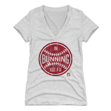 Jim Bunning Women's V-Neck T-Shirt | 500 LEVEL