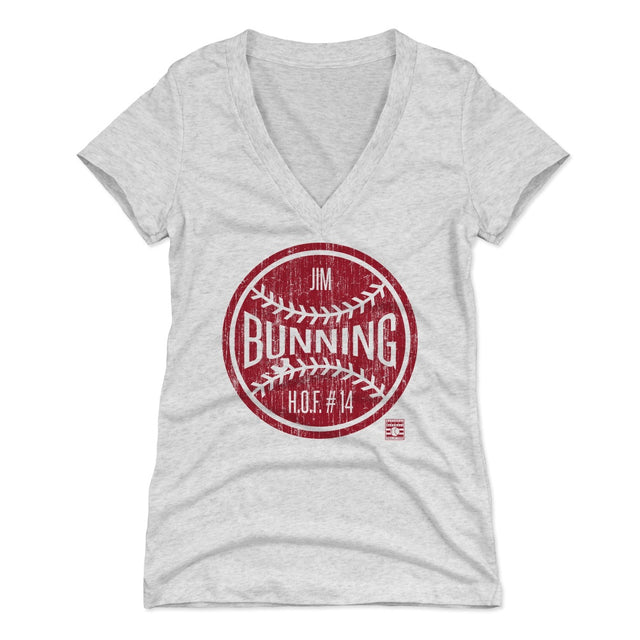 Jim Bunning Women's V-Neck T-Shirt | 500 LEVEL
