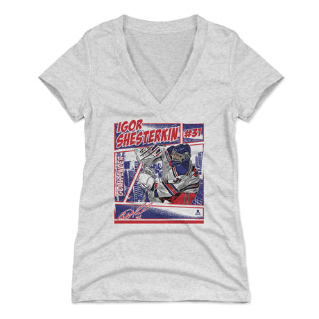 Igor Shesterkin Women's V-Neck T-Shirt | 500 LEVEL