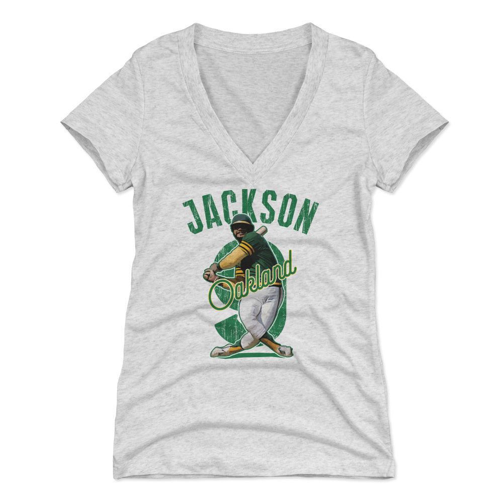 Reggie Jackson Women's V-Neck T-Shirt | 500 LEVEL