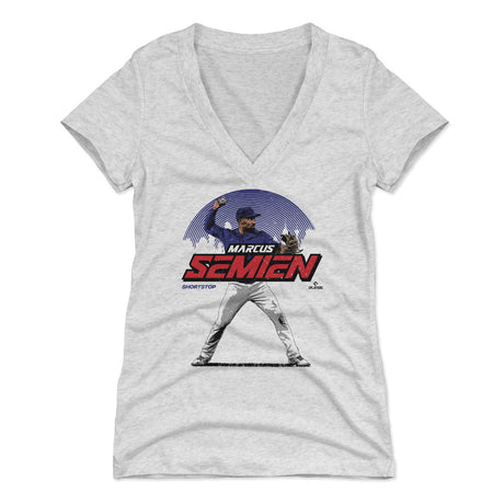 Marcus Semien Women's V-Neck T-Shirt | 500 LEVEL