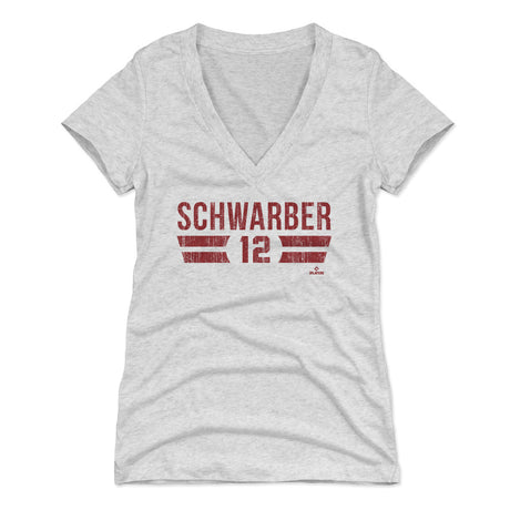 Kyle Schwarber Women's V-Neck T-Shirt | 500 LEVEL