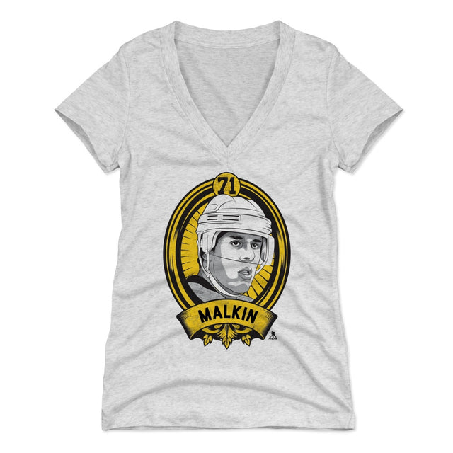 Evgeni Malkin Women's V-Neck T-Shirt | 500 LEVEL