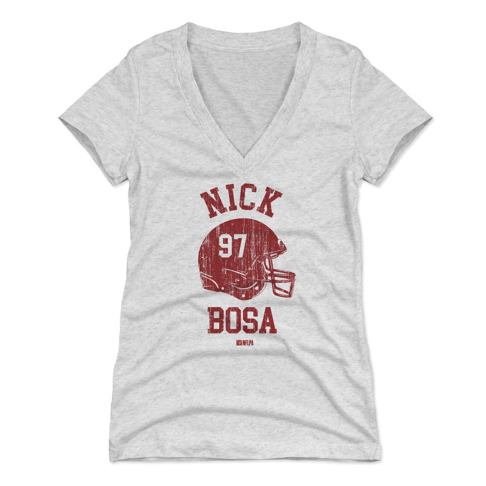 Nick Bosa Women's V-Neck T-Shirt | 500 LEVEL