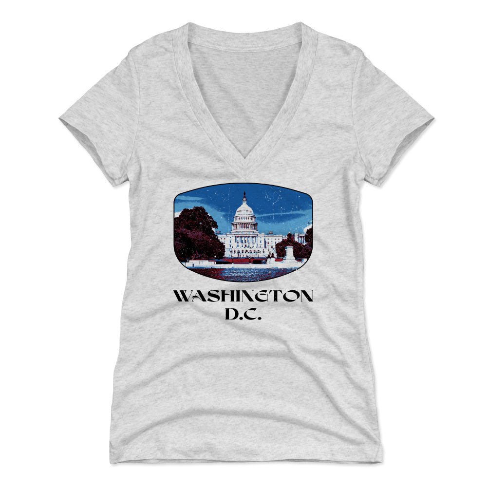 Washington D.C. Women's V-Neck T-Shirt | 500 LEVEL