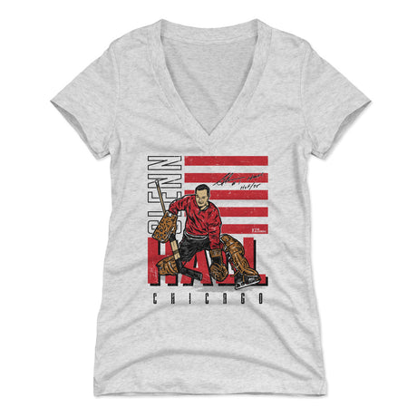 Glenn Hall Women's V-Neck T-Shirt | 500 LEVEL