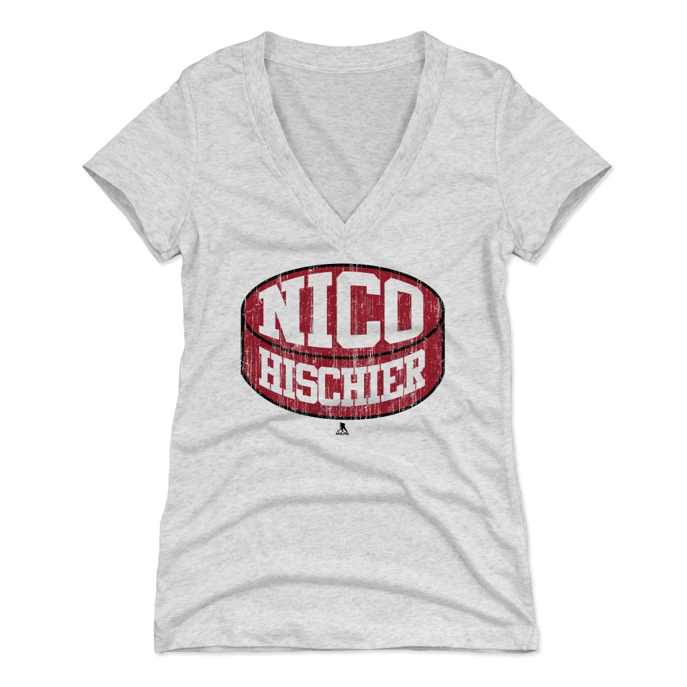 Nico Hischier Women's V-Neck T-Shirt | 500 LEVEL