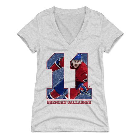 Brendan Gallagher Women's V-Neck T-Shirt | 500 LEVEL